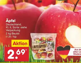Netto Marken-Discount Äpfel 2 kg Angebot