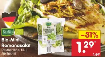 Netto Marken-Discount Bio-Mini-Romanasalat 2er Beutel Angebot