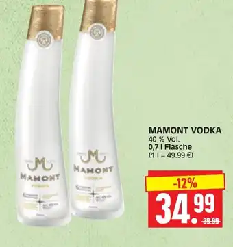 Edeka Herkules Mamont Vodka 0,7L Angebot