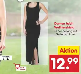 Netto Marken-Discount Damen Midi-Wellnesskleid Größen: S-XL Angebot