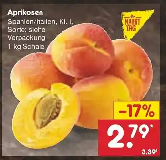 Netto Marken-Discount MARKT TAG Aprikosen Angebot