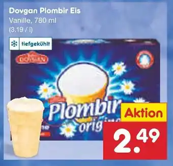 Netto Marken-Discount Dovgan Plombir Eis Vanille, 780 ml Angebot