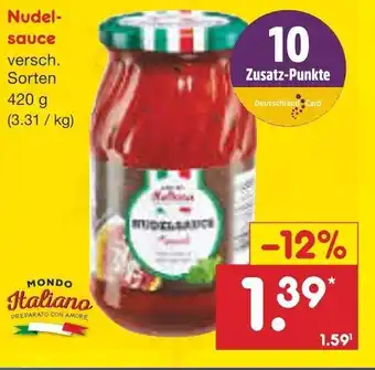 Netto Marken-Discount MONDO Italiano Nudelsauce 420 g Angebot