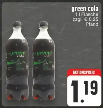 Edeka Wegner green cola 1L Angebot