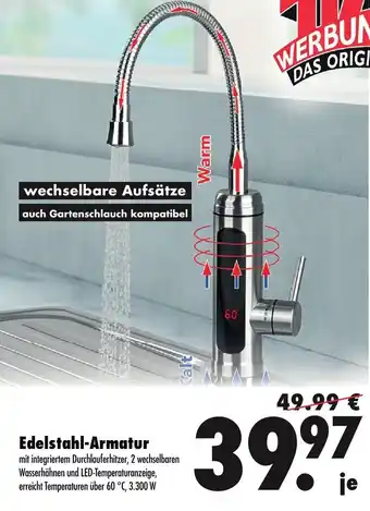 Mäc Geiz Edelstahl Armatur Angebot