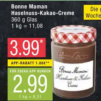 Marktkauf Bonne Maman Haselnuss-Kakao-Creme 360 g Angebot