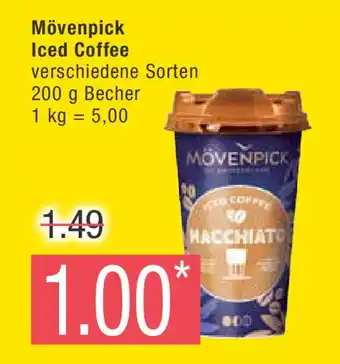 Marktkauf Mövenpick Iced Coffee verschiedene Sorten 200 g Becher Angebot