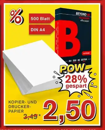 KODi Kopier und Druckerpapier Angebot