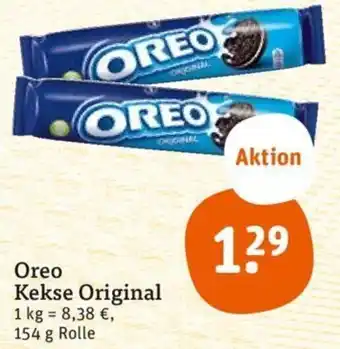 tegut Oreo Kekse Original 154 g Rolle Angebot