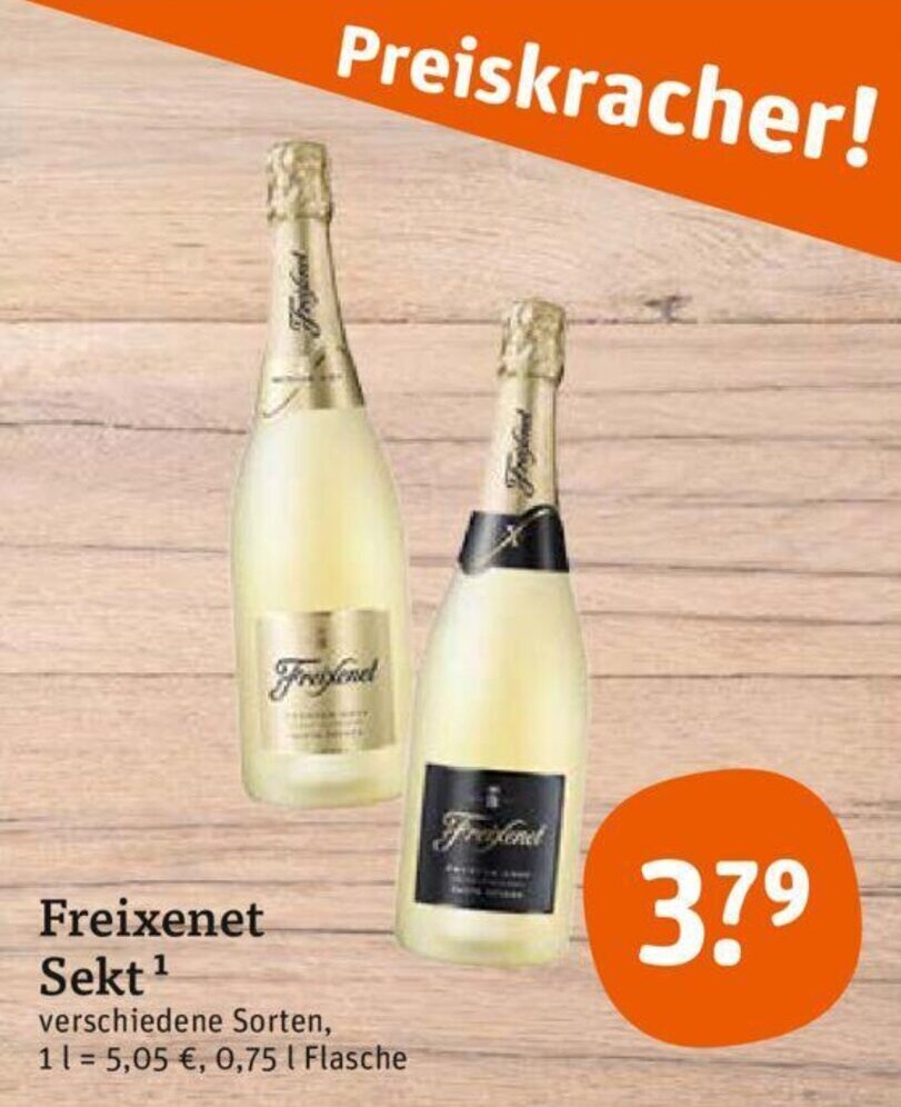 tegut Freixenet Sekt 0,75 L Flasche Angebot