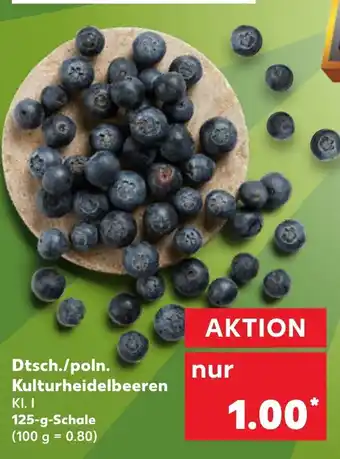 Kaufland Kulturheidelbeeren 125g Angebot