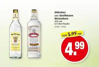 Markant Oldesloer oder Strothmann Weizenkorn Angebot