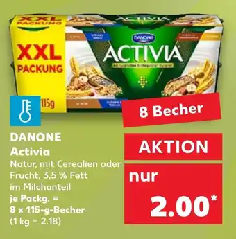 Kaufland Danone Activia 8 x 115g Becher Angebot