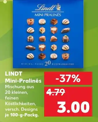 Kaufland Lindt Mini Pralinés 100g Angebot