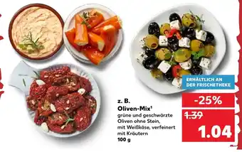 Kaufland Oliven Mix 100g Angebot