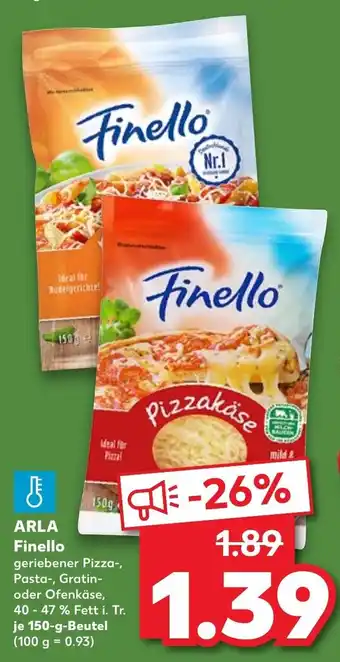 Kaufland Arla Finello 150g Beutel Angebot