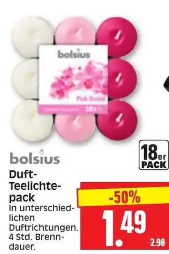 Edeka Herkules Bolsius Duft Teelichte pack Angebot