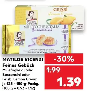 Kaufland Matilde Vicenzi Feines Gebäck 125-150g Angebot