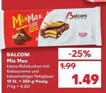 Kaufland Balconi Mix Max 350g Angebot