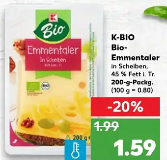 Kaufland K-Bio Emmentaler 200g Angebot