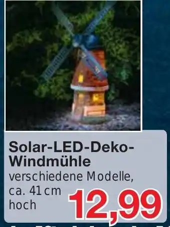 Jawoll Solar-LED-Deko-Windmühle Angebot