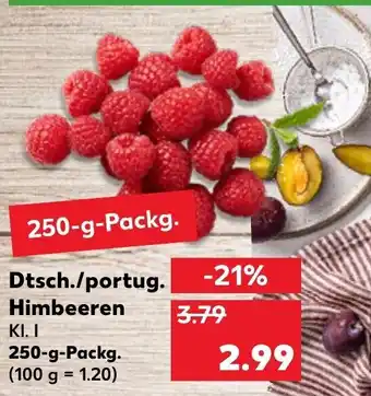 Kaufland Himbeeren 250g Angebot