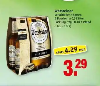 Markant Warsteiner Angebot