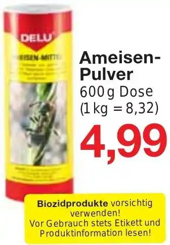 Jawoll DELU Ameisen-Pulver 600 g Dose Angebot