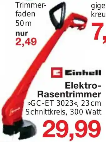 Jawoll Einhell Elektro-Rasentrimmer »GC-ET 3023<< Angebot