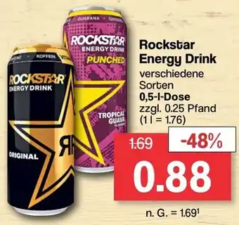 Famila Nord West Rockstar Energy Drink 0,5-L-Dose Angebot