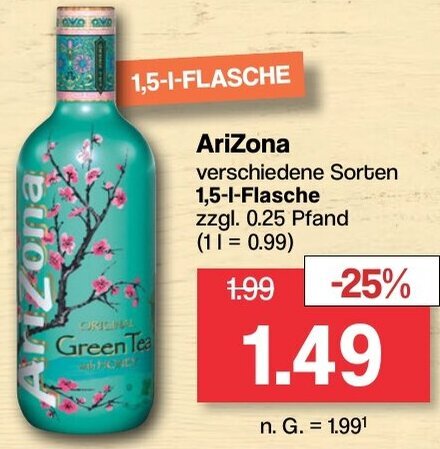 Famila Nord West AriZona 1,5-L-Flasche Angebot