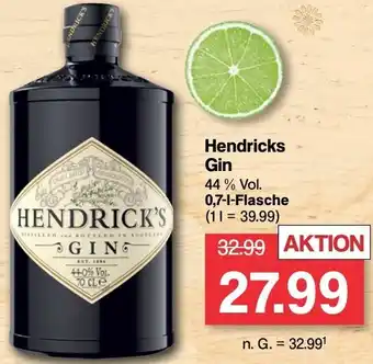 Famila Nord West Hendricks Gin 0,7 L Flasche Angebot