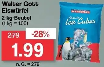 Famila Nord West Walter Gott Eiswürfel 2-kg-Beutel Angebot