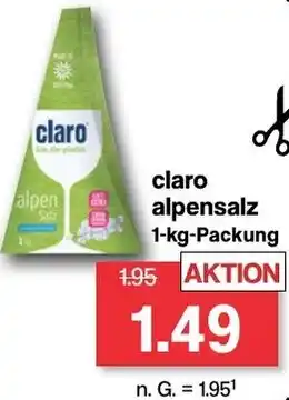 Famila Nord West claro alpensalz 1-kg-Packung Angebot