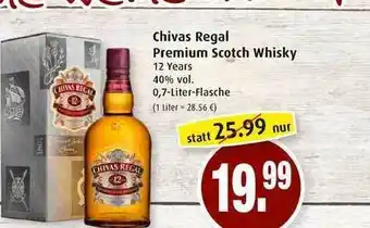 Markant Chivas Regal Premium Scotch Whisky Angebot