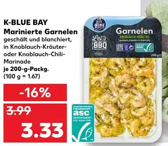 Kaufland K-Blue Bay Marinierte Garnelen 200g Angebot