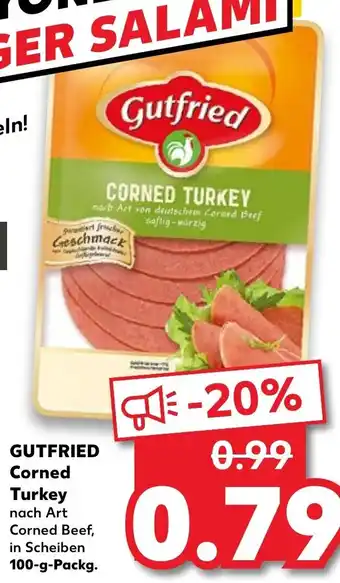 Kaufland Gutfried Corned Turkey 100g Angebot