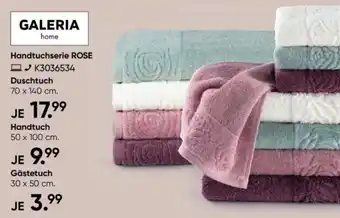 Galeria GALERIA home Handtuchserie ROSE Angebot