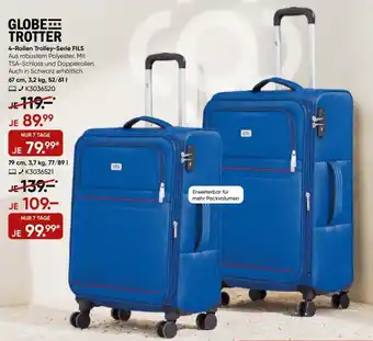 Galeria GLOBE TROTTER 4-Rollen Trolley-Serie FILS Angebot