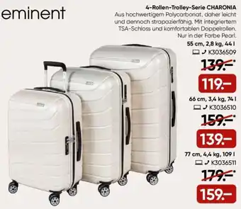 Galeria eminent 4-Rollen-Trolley-Serie CHARONIA Angebot