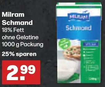 Handelshof Milram Schmand 1000 g Packung Angebot