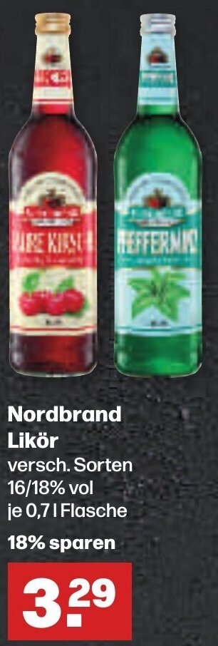 Handelshof Nordbrand Likör 0,7 L Flasche Angebot