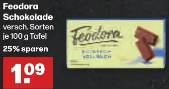 Handelshof Feodora Schokolade 100 g Tafel Angebot