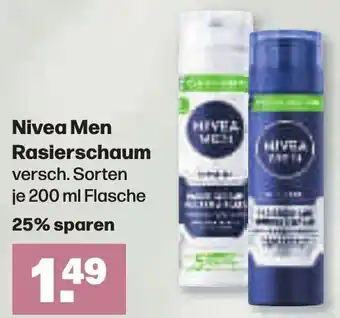 Handelshof Nivea Men Rasierschaum 200 ml Flasche Angebot