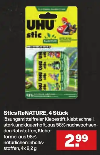 Handelshof UHU Stics ReNATURE, 4 Stück Angebot