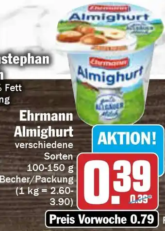 AEZ Ehrmann Almighurt 100-150 g Becher/Packung Angebot