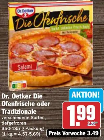 AEZ Dr. Oetker Die Ofenfrische oder Tradizionale 350-435 g Packung Angebot