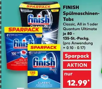 Kaufland Finish Spülmaschinen Tabs Angebot