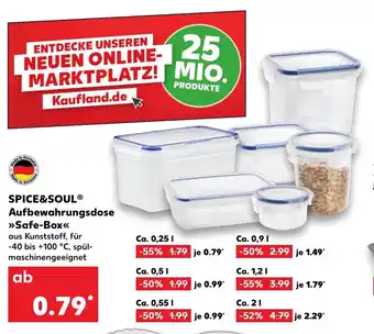 Kaufland Spice & Soul Aufbewahrungsdose Safe Box Angebot