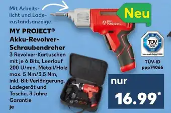 Kaufland My Project Akku Revolver Schraubendreher Angebot